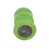Green Snakeskin Handcrafted Shaving Brush Handle (fits 24mm, 26mm knots)