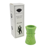Green Snakeskin Handcrafted Shaving Brush Handle (fits 24mm, 26mm knots) | Handcrafted Brush Handle | AP Shave Co.
