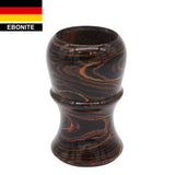 Honey Ebonite Handcrafted Shaving Brush Handle (fits 24mm, 26mm knots) | Handcrafted Brush Handle | AP Shave Co.