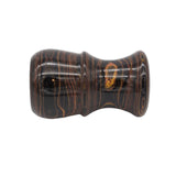 Honey Ebonite Handcrafted Shaving Brush Handle (fits 24mm, 26mm knots) | Handcrafted Brush Handle | AP Shave Co.