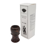 Honey Ebonite Handcrafted Shaving Brush Handle (fits 24mm, 26mm knots) | Handcrafted Brush Handle | AP Shave Co.