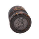 Honey Ebonite Handcrafted Shaving Brush Handle (fits 24mm, 26mm knots) | Handcrafted Brush Handle | AP Shave Co.