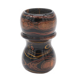 Honey Ebonite Handcrafted Shaving Brush Handle (fits 24mm, 26mm knots) | Handcrafted Brush Handle | AP Shave Co.