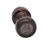 Honey Ebonite Handcrafted Shaving Brush Handle (fits 24mm, 26mm knots) | Handcrafted Brush Handle | AP Shave Co.