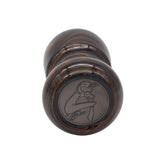 Honey Ebonite Handcrafted Shaving Brush Handle (fits 24mm, 26mm knots) | Handcrafted Brush Handle | AP Shave Co.