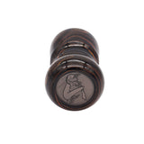 Honey Ebonite Handcrafted Shaving Brush Handle (fits 24mm, 26mm knots) | Handcrafted Brush Handle | AP Shave Co.