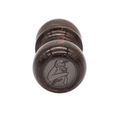 Honey Ebonite Handcrafted Shaving Brush Handle (fits 24mm, 26mm knots) | Handcrafted Brush Handle | AP Shave Co.