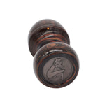 Honey Ebonite Handcrafted Shaving Brush Handle (fits 24mm, 26mm knots) | Handcrafted Brush Handle | AP Shave Co.