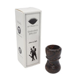 Honey Ebonite Handcrafted Shaving Brush Handle (fits 24mm, 26mm knots) | Handcrafted Brush Handle | AP Shave Co.