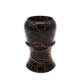Honey Ebonite Handcrafted Shaving Brush Handle (fits 24mm, 26mm knots) | Handcrafted Brush Handle | AP Shave Co.
