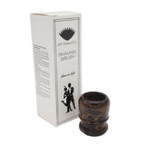 Honey Ebonite Handcrafted Shaving Brush Handle (fits 24mm, 26mm knots) | Handcrafted Brush Handle | AP Shave Co.