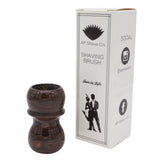 Honey Ebonite Handcrafted Shaving Brush Handle (fits 24mm, 26mm knots) | Handcrafted Brush Handle | AP Shave Co.