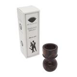 Honey Ebonite Handcrafted Shaving Brush Handle (fits 24mm, 26mm knots) | Handcrafted Brush Handle | AP Shave Co.