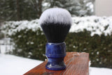 24mm Tuxedo w/ Blue Lagoon Handle | Shaving Brush | APShaveCo