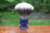 24MM APLuxury Fan w/Blue Lagoon Handle | Shaving Brush | APShaveCo