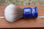 24MM SynBad w/ Blue Lagoon Handle | Shaving Brush | APShaveCo
