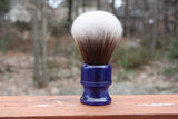 24MM SynBad w/ Blue Lagoon Handle | Shaving Brush | APShaveCo
