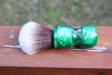 22MM SynBad w/ Elegant Emerald Handle | Shaving Brush | AP Shave Co.