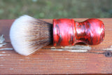 22MM SynBad w/ Ruby Ripple Handle | Shaving Brush | AP Shave Co.