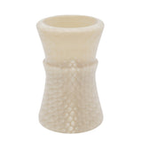 Ivory Snakeskin Handcrafted Shaving Brush Handle (fits 24mm, 26mm knots) | Handcrafted Brush Handle | AP Shave Co.