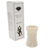 Ivory Snakeskin Handcrafted Shaving Brush Handle (fits 24mm, 26mm knots) | Handcrafted Brush Handle | AP Shave Co.