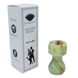 Jade Handcrafted Shaving Brush Handle (fits 24mm, 26mm knots) | Handcrafted Brush Handle | AP Shave Co.