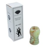 Jade Handcrafted Shaving Brush Handle (fits 24mm, 26mm knots) | Handcrafted Brush Handle | AP Shave Co.