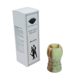 Jade Handcrafted Shaving Brush Handle (fits 24mm, 26mm knots) | Handcrafted Brush Handle | AP Shave Co.