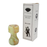 Jade Handcrafted Shaving Brush Handle (fits 24mm, 26mm knots) | Handcrafted Brush Handle | AP Shave Co.