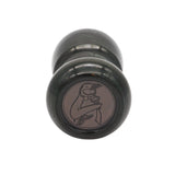 Jaguar Ebonite Handcrafted Shaving Brush Handle (fits 24mm, 26mm knots) | Handcrafted Brush Handle | AP Shave Co.