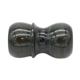 Jaguar Ebonite Handcrafted Shaving Brush Handle (fits 24mm, 26mm knots) | Handcrafted Brush Handle | AP Shave Co.