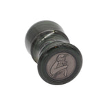 Jaguar Ebonite Handcrafted Shaving Brush Handle (fits 24mm, 26mm knots) | Handcrafted Brush Handle | AP Shave Co.