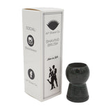 Jaguar Ebonite Handcrafted Shaving Brush Handle (fits 24mm, 26mm knots) | Handcrafted Brush Handle | AP Shave Co.