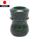 Joker Ebonite Handcrafted Shaving Brush Handle (fits 24mm, 26mm knots) | Handcrafted Brush Handle | AP Shave Co.