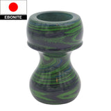 Joker Ebonite Handcrafted Shaving Brush Handle (fits 24mm, 26mm knots) | Handcrafted Brush Handle | AP Shave Co.