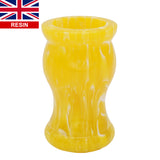 Lemon Drop Handcrafted Shaving Brush Handle (fits 26mm, 28mm knots) | Handcrafted Brush Handle | AP Shave Co.