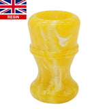 Lemon Drop Handcrafted Shaving Brush Handle (fits 24mm, 26mm knots) | Handcrafted Brush Handle | AP Shave Co.