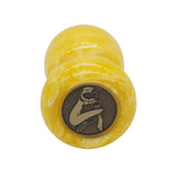 Lemon Drop Handcrafted Shaving Brush Handle (fits 24mm, 26mm knots) | Handcrafted Brush Handle | AP Shave Co.