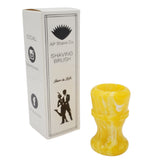 Lemon Drop Handcrafted Shaving Brush Handle (fits 24mm, 26mm knots) | Handcrafted Brush Handle | AP Shave Co.