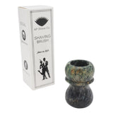 Maple Burl Stabilized Wood Handcrafted Shaving Brush Handle (fits 24mm, 26mm knots) | Handcrafted Brush Handle | AP Shave Co.