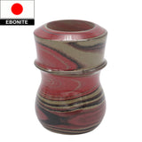 Mars Ebonite Handcrafted Shaving Brush Handle (fits 24mm, 26mm knots) | Handcrafted Brush Handle | AP Shave Co.