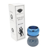 Blue Bronze & Aluminum Handcrafted Shaving Brush Handle (fits 28mm, 30mm knots)