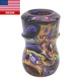 Night Graffiti Handcrafted Shaving Brush Handle (fits 24mm, 26mm knots) | Handcrafted Brush Handle | AP Shave Co.