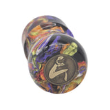 Night Graffiti Handcrafted Shaving Brush Handle (fits 24mm, 26mm knots) | Handcrafted Brush Handle | AP Shave Co.