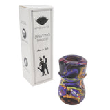 Night Graffiti Handcrafted Shaving Brush Handle (fits 24mm, 26mm knots) | Handcrafted Brush Handle | AP Shave Co.