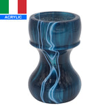 Ocean Waves Handcrafted Shaving Brush Handle (fits 24mm, 26mm knots) | Handcrafted Brush Handle | AP Shave Co.