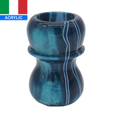 Ocean Waves Handcrafted Shaving Brush Handle (fits 24mm, 26mm knots) | Handcrafted Brush Handle | AP Shave Co.