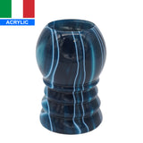 Ocean Waves Handcrafted Shaving Brush Handle (fits 24mm, 26mm knots) | Handcrafted Brush Handle | AP Shave Co.