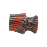 Orange Tigris Perla Handcrafted Shaving Brush Handle (fits 24mm, 26mm knots) | Handcrafted Brush Handle | AP Shave Co.
