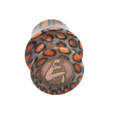 Orange Tigris Perla Handcrafted Shaving Brush Handle (fits 24mm, 26mm knots) | Handcrafted Brush Handle | AP Shave Co.